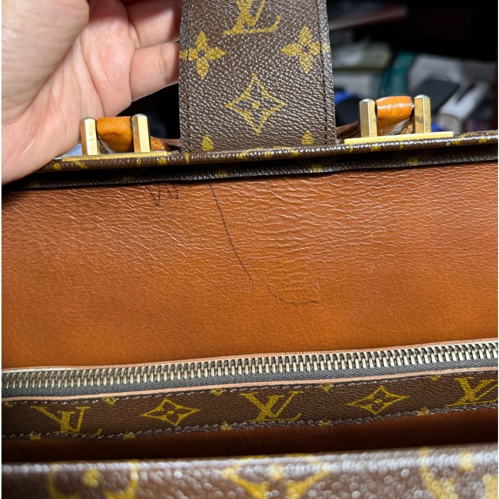 Louis vuitton Serviette Fermoir Briefcase business Bag Monogram - Picture 11 of 15